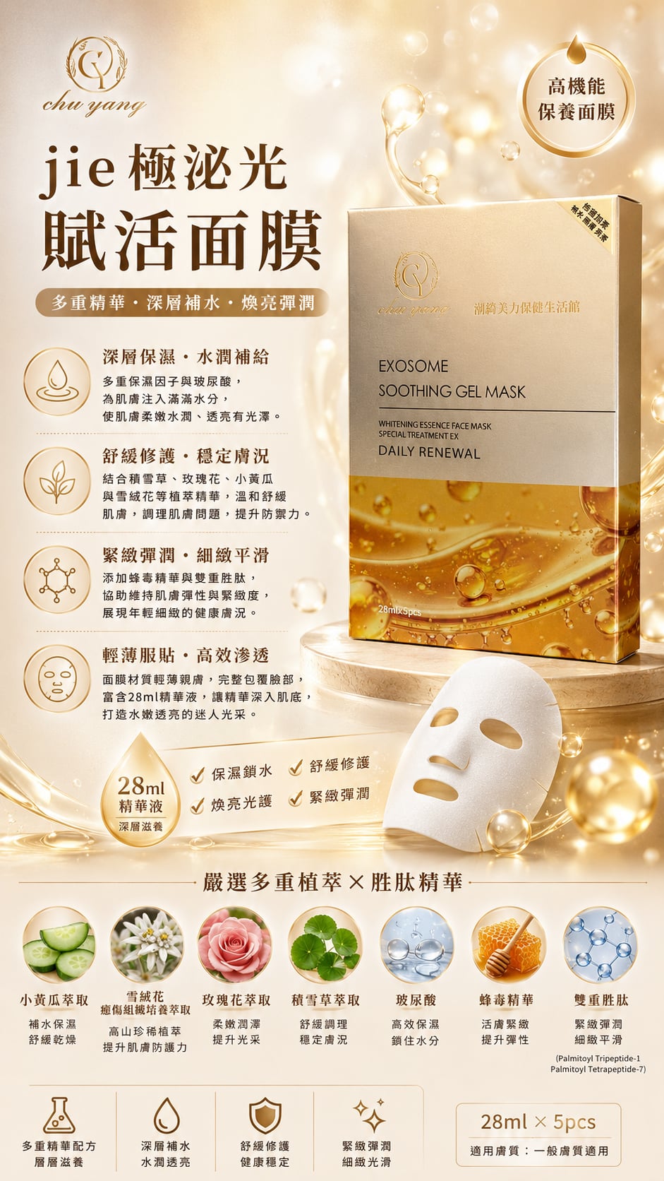 jie賦活面膜二盒 圖片 3